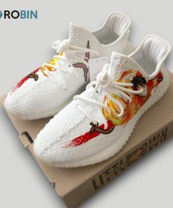 Monkey D Luffy Shoes Custom 1Piece Anime YZ Boost Sneakers