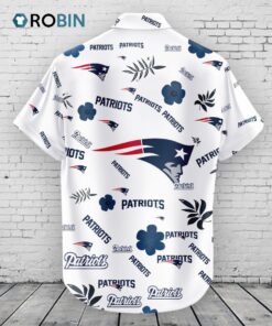 New England Patriots Hawaiian Shirt Tropical Beach New England Patriots Hawaiian Shirt Tropical Beach