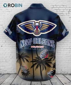 New Orleans Pelicans Hawaiian Shirt Coconut Tree