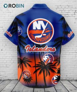 New York Islanders Hawaiian Shirt Coconut Tree New York Islanders Hawaiian Shirt Coconut Tree