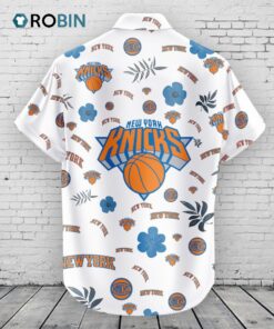 New York Knicks Hawaiian Shirt Tropical Beach