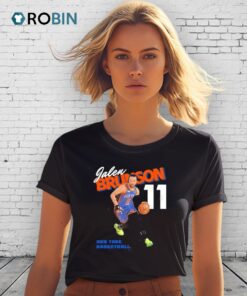 New York Knicks Jalen Brunson 11 Basketball Signature Shirt