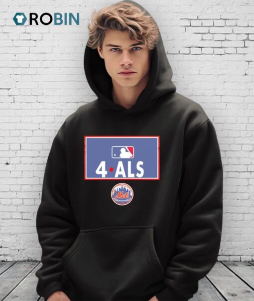 New York Mets Awareness To 4 Als Logo Shirt