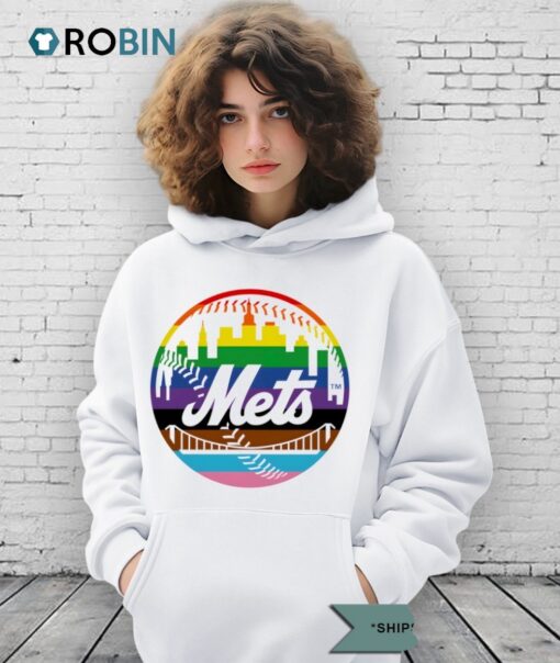 New York Mets Happy Pride Month 2025 Logo Shirt