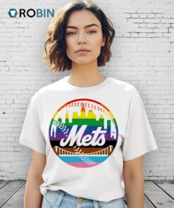New York Mets Happy Pride Month 2025 Logo Shirt