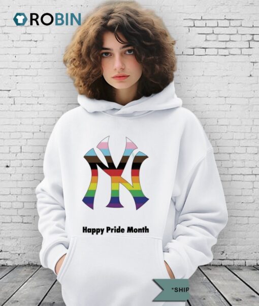 New York Yankees Happy Pride Month 2025 Logo Shirt