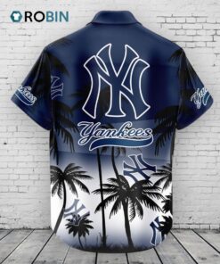 New York Yankees Hawaiian Shirt Coconut Tree New York Yankees Hawaiian Shirt Coconut Tree