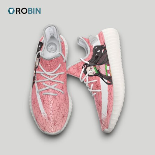 Nezuko Kamado Shoes Custom KNY Anime YZ Boost Sneakers