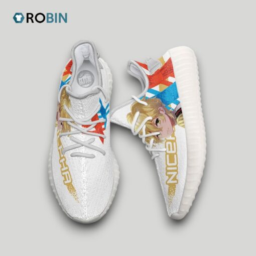 Nice Alpha Shoes Custom Darling In The Franxx Anime YZ Boost Sneakers
