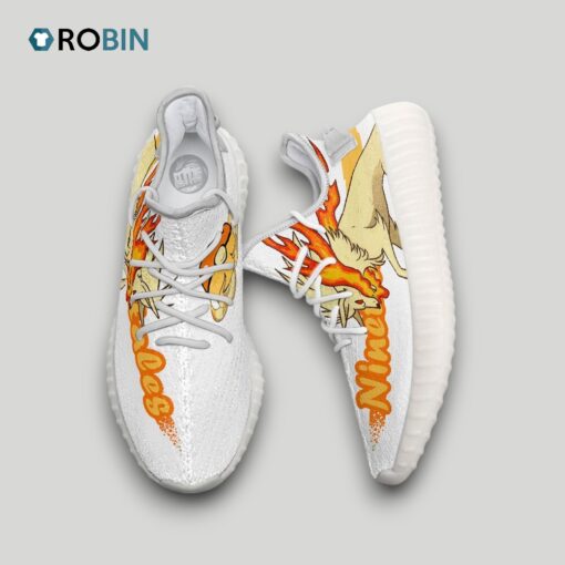 Ninetales Shoes Custom Pokemon Anime YZ Boost Sneakers