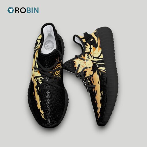 Nrt x Kurama Shoes Custom Nrt Anime YZ Boost Sneakers