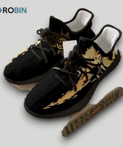 Nrt x Kurama Shoes Custom Nrt Anime YZ Boost Sneakers