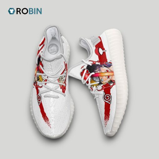 Nrt x Sasuke Shoes Custom Nrt Anime YZ Boost Sneakers
