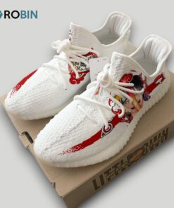 Nrt x Sasuke Shoes Custom Nrt Anime YZ Boost Sneakers