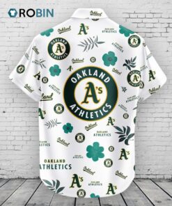 Oakland Athletics Hawaiian Shirt Tropical Beach Oakland Athletics Hawaiian Shirt Tropical Beach