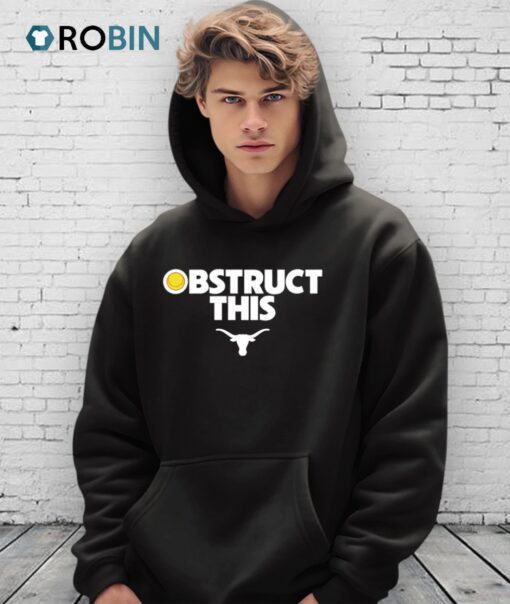 Obstruct This Texas Longhorns Softball Logo Shirt