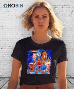 Okc Thunder Basketball Nba Playoffs 2025 Caricature Graphic Shirt