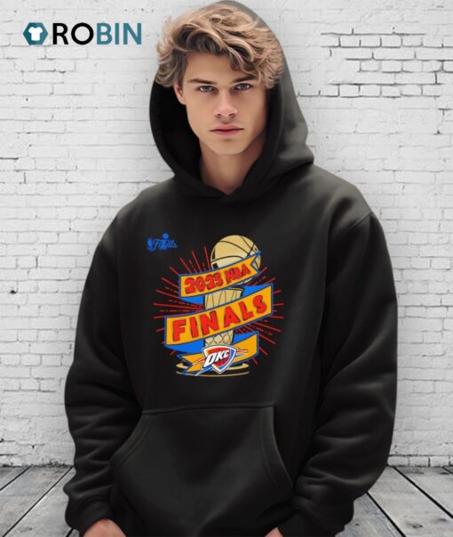 Oklahoma City Thunder 2025 Nba Finals Clutch Trophy Shirt