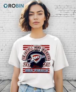 Oklahoma City Thunder 2025 Nba Finals Logo Shirt Oklahoma City Thunder 2025 Nba Finals Logo Shirt