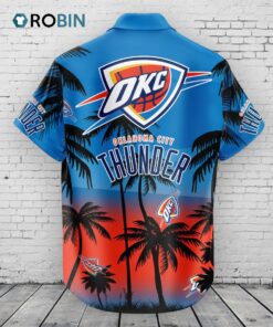 Oklahoma City Thunder Hawaiian Shirt Coconut Tree
