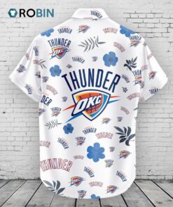 Oklahoma City Thunder Hawaiian Shirt Tropical Beach
