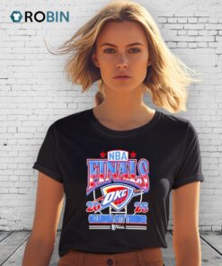 Oklahoma City Thunder Nba Finals 2025 Logo Shirt