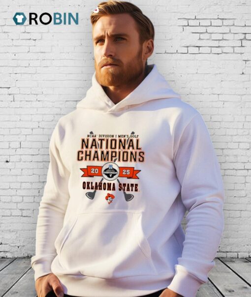 Oklahoma State Cowboys 2025 Ncaa Men’s Golf National Champions Shirt