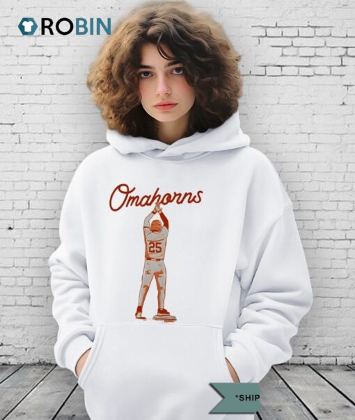 Omahorns Player Texas Longhorns Baseball Shirt