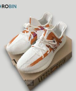 Orihime Inoue Shoes Custom Bleach Anime YZ Boost Sneakers Orihime Inoue Shoes Custom Bleach Anime YZ Boost Sneakers