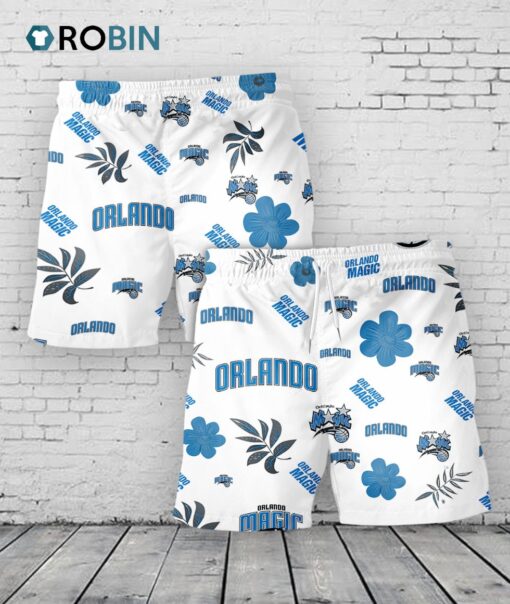 Orlando Magic Hawaiian Shorts Tropical Beach