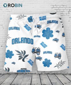 Orlando Magic Hawaiian Shorts Tropical Beach