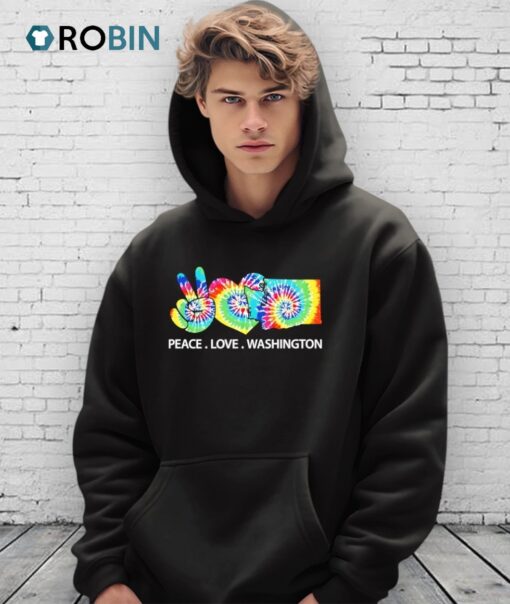 Peace Love Washington Lgbt 2025 Shirt