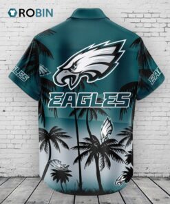 Philadelphia Eagles Hawaiian Shirt Coconut Tree