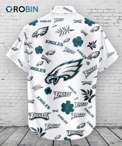 Philadelphia Eagles Hawaiian Shirt Tropical Beach