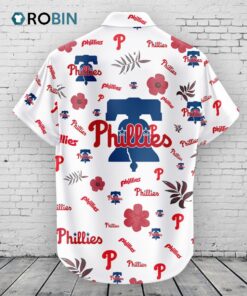 Philadelphia Phillies Hawaiian Shirt Tropical Beach Philadelphia Phillies Hawaiian Shirt Tropical Beach