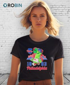 Phillie Phanatic Philadelphia Phillies Baseball 1883 Skyline Shirt