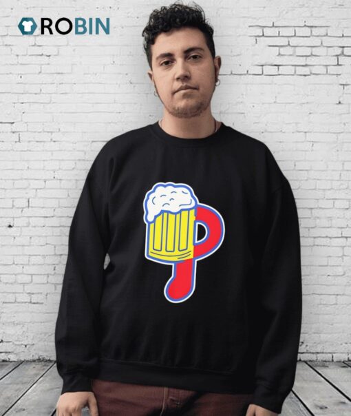 Philly Baseball Pitcher Beer Shirt