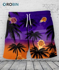Phoenix Suns Hawaiian Shorts Coconut Tree