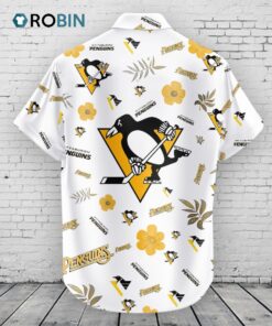Pittsburgh Penguins Hawaiian Shirt Tropical Beach