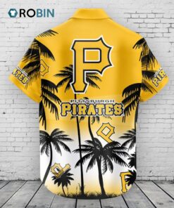 Pittsburgh Pirates Hawaiian Shirt Coconut Tree