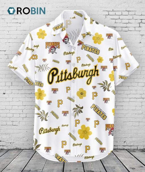 Pittsburgh Pirates Hawaiian Shirt Tropical Beach