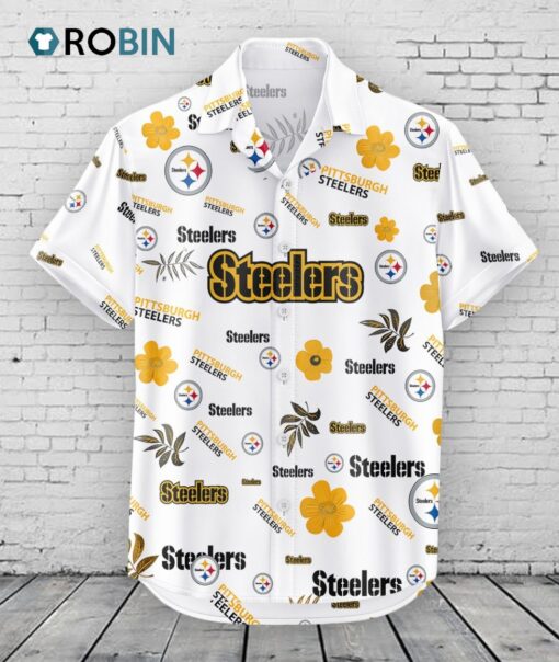 Pittsburgh Steelers Hawaiian Shirt Tropical Beach