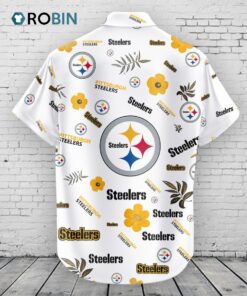 Pittsburgh Steelers Hawaiian Shirt Tropical Beach