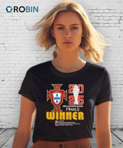 Portugal 2025 Uefa Nations League Final Winners Trophy Shirt
