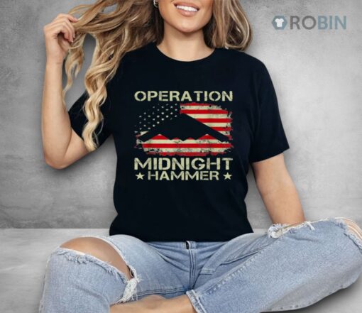 Retro Operation Midnight Hammer B2 With American Shirt