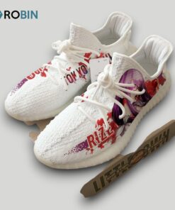 Rize Kamishiro Shoes Custom Tokyo Ghoul Anime YZ Boost Sneakers Rize Kamishiro Shoes Custom Tokyo Ghoul Anime YZ Boost Sneakers