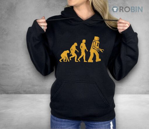 Robot Evolution Big Bang Theory Shirt
