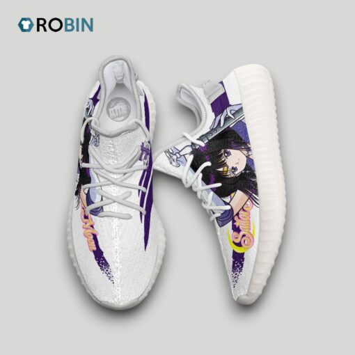 Sailor Saturn Shoes Custom Sailor Moon Anime YZ Boost Sneakers
