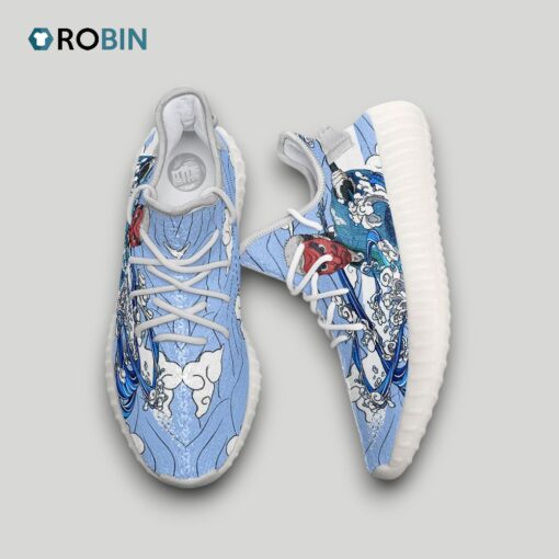 Sakonji Urokodaki Shoes Custom KNY Anime YZ Boost Sneakers
