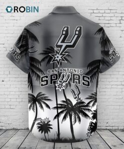 San Antonio Spurs Hawaiian Shirt Coconut Tree